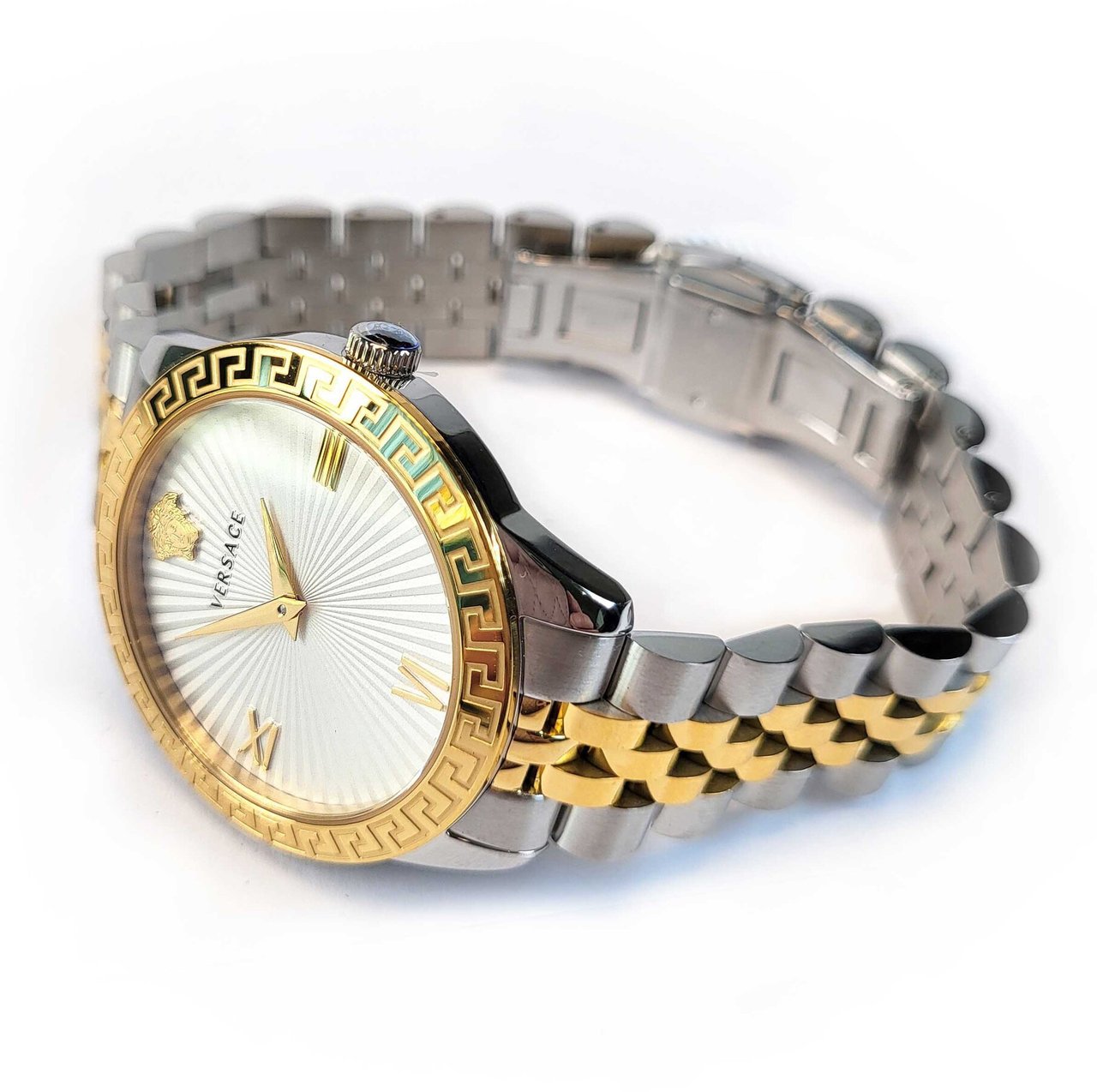 Versace VEVC00519 Greca dameshorloge 38 mm Wit