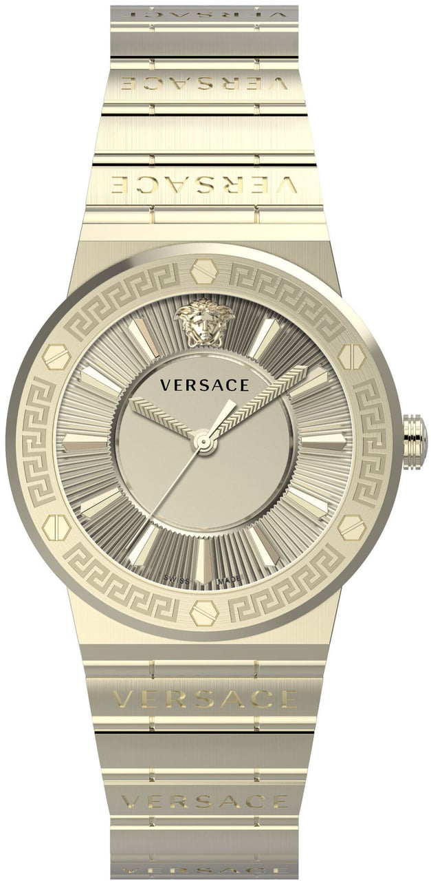 Versace VEVH01320 Greca Logo dameshorloge 38 mm Goud