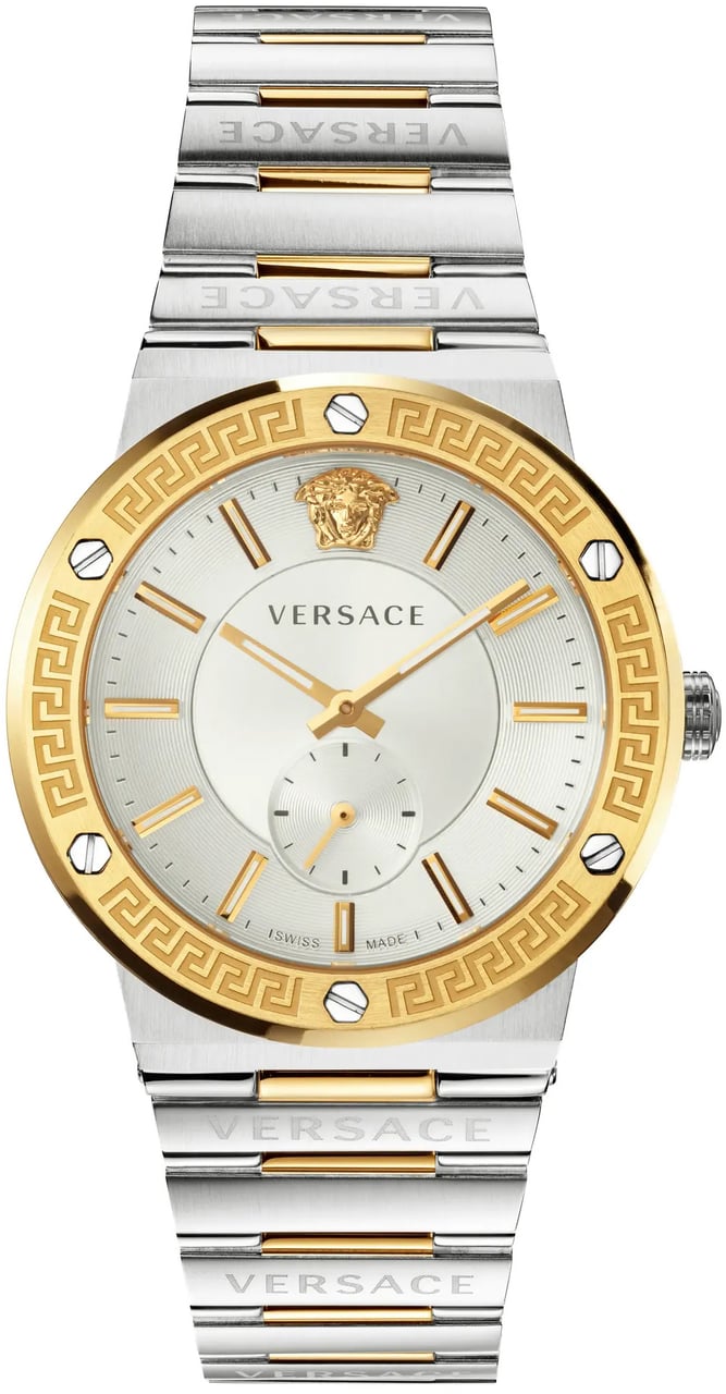 Versace VEVI00320 Greca Logo horloge 41 mm Wit