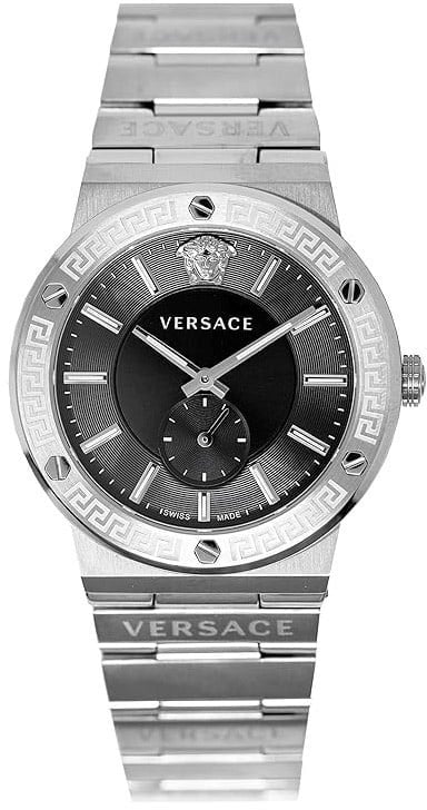 Versace VEVI00720 Greca Logo horloge 41 mm Zwart