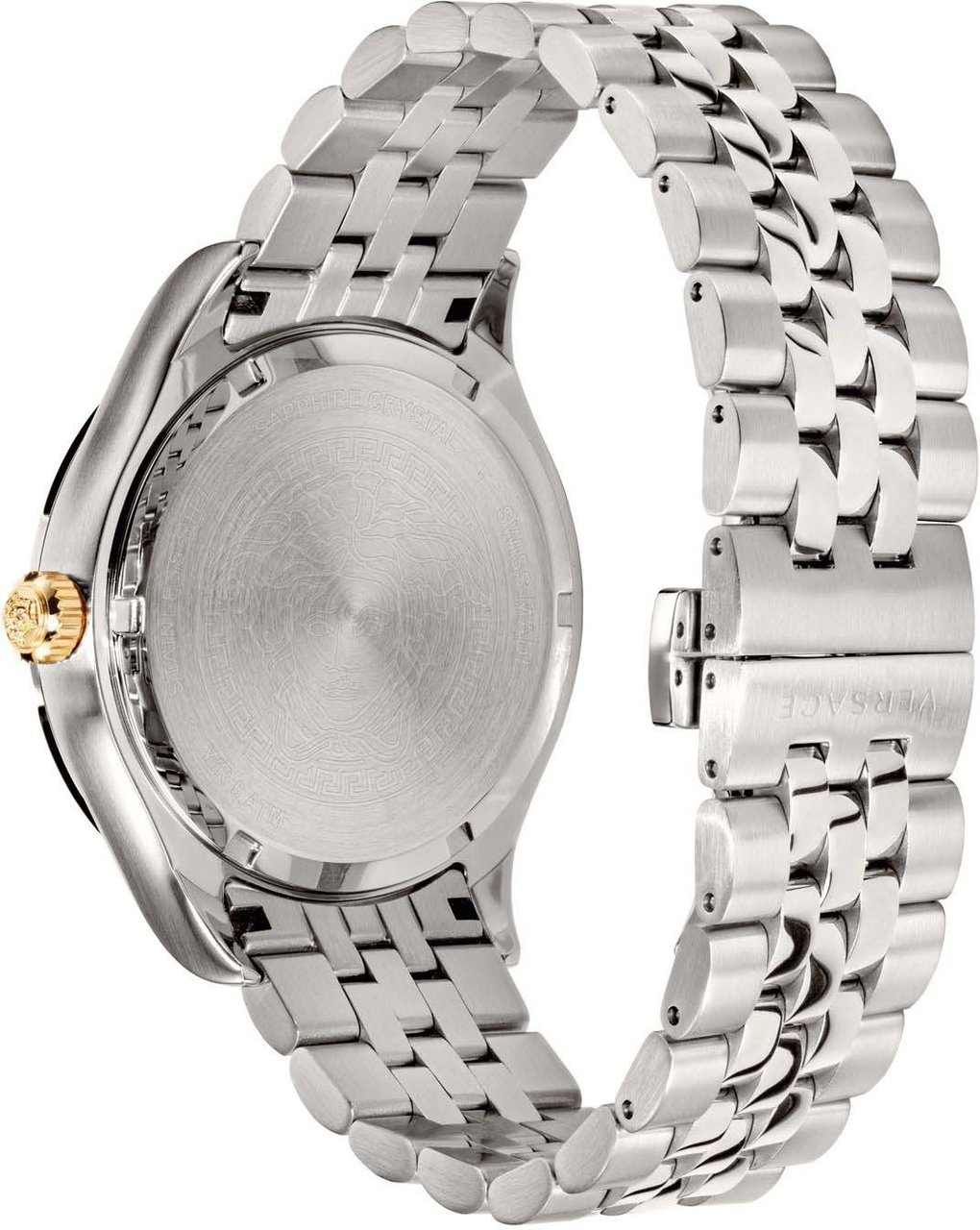 Versace VEVK00420 Hellenyium heren horloge 42 mm Zwart