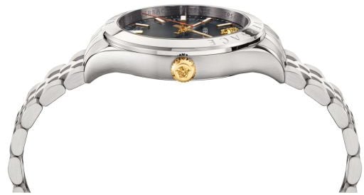 Versace VEVK00420 Hellenyium heren horloge 42 mm Zwart