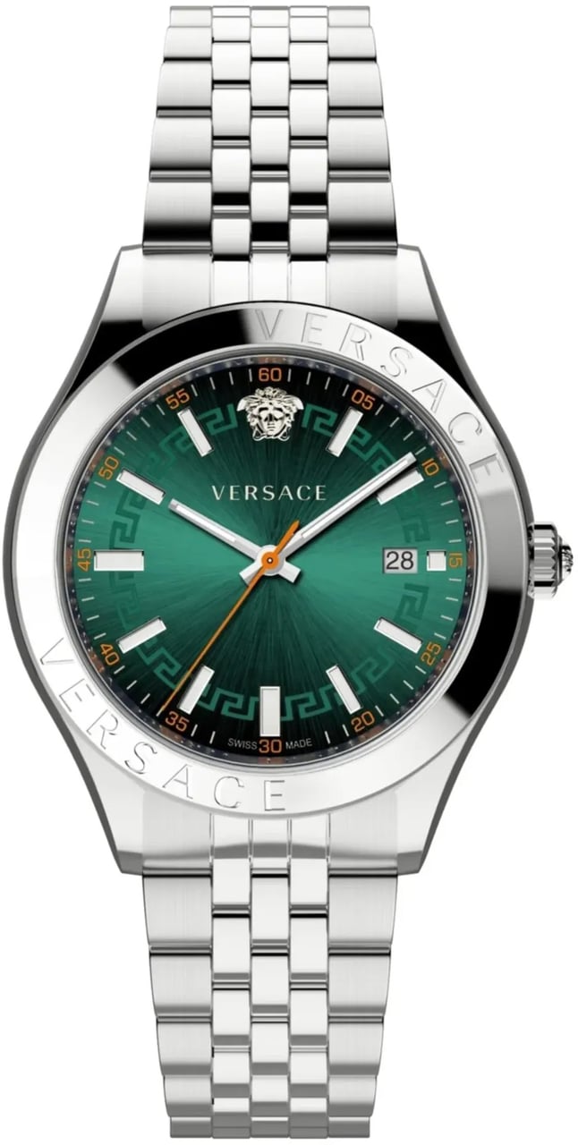 Versace VEVK01021 Hellenyium heren horloge 42 mm Groen
