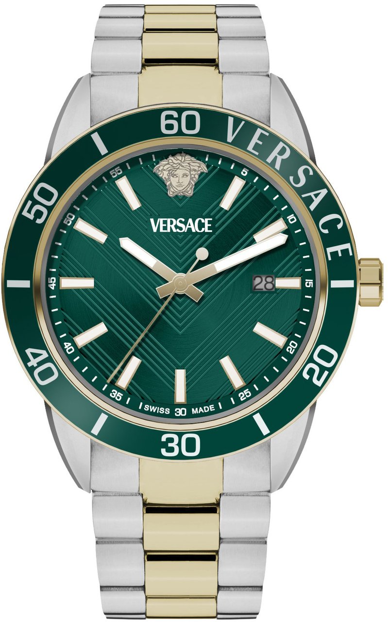 Versace VEYCA0524 Greca Urban herenhorloge 43 mm Groen
