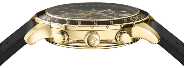 Versace VEZCA0224 Sport Chrono herenhorloge 44 mm Zwart