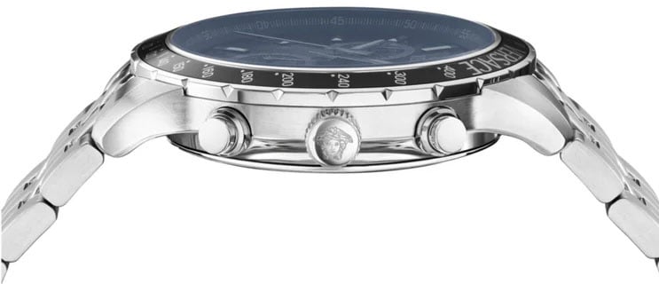 Versace VEZCA0324 Sport Chrono herenhorloge 44 mm Blauw