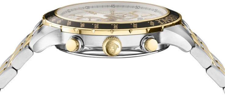 Versace VEZCA0624 Sport Chrono herenhorloge 44 mm Zilver