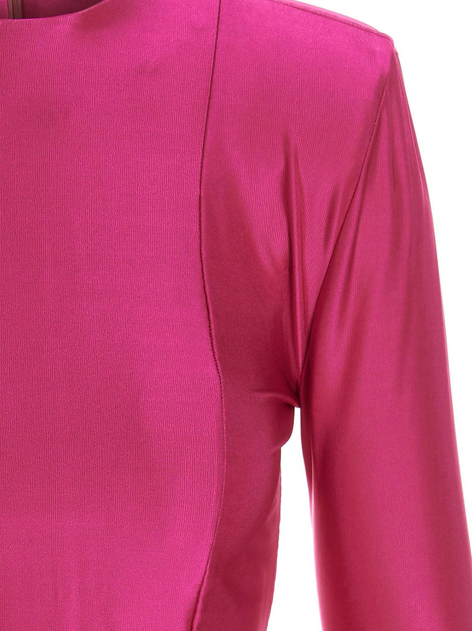Vetements Fuchsia Viscose Short Dress Roze
