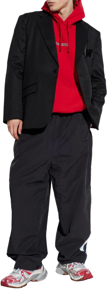 Vetements Trousers Black Zwart