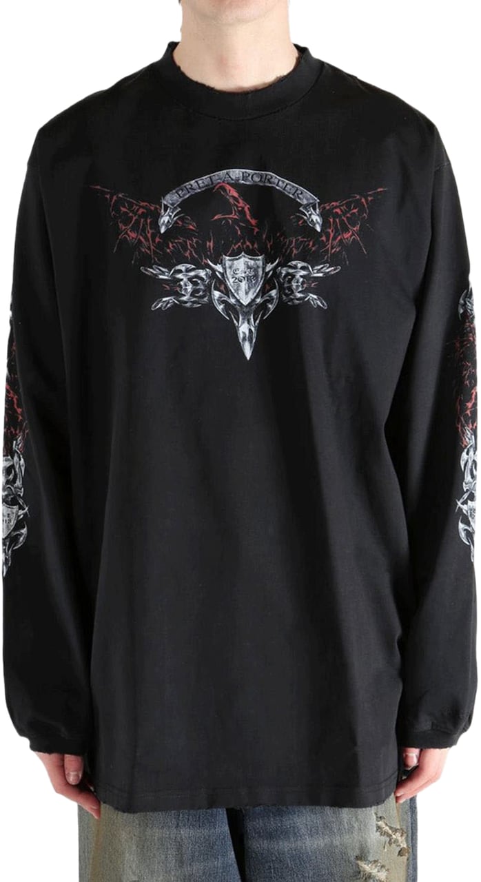Vetements T-Shirts And Polos Black Zwart
