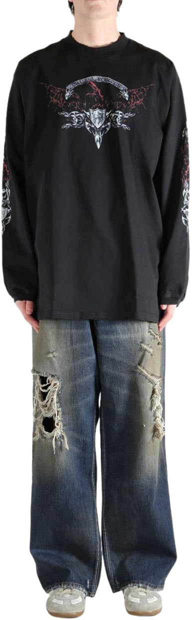 Vetements T-Shirts And Polos Black Zwart