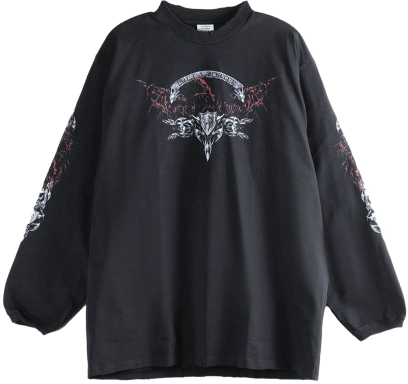 Vetements T-Shirts And Polos Black Zwart