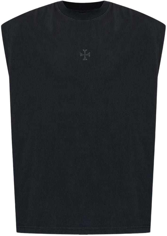 Vetements T-Shirts And Polos Black Zwart