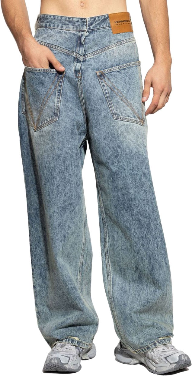 Vetements Jeans Blue Blauw