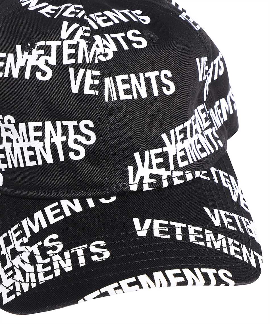 Vetements Logo baseball cap Zwart