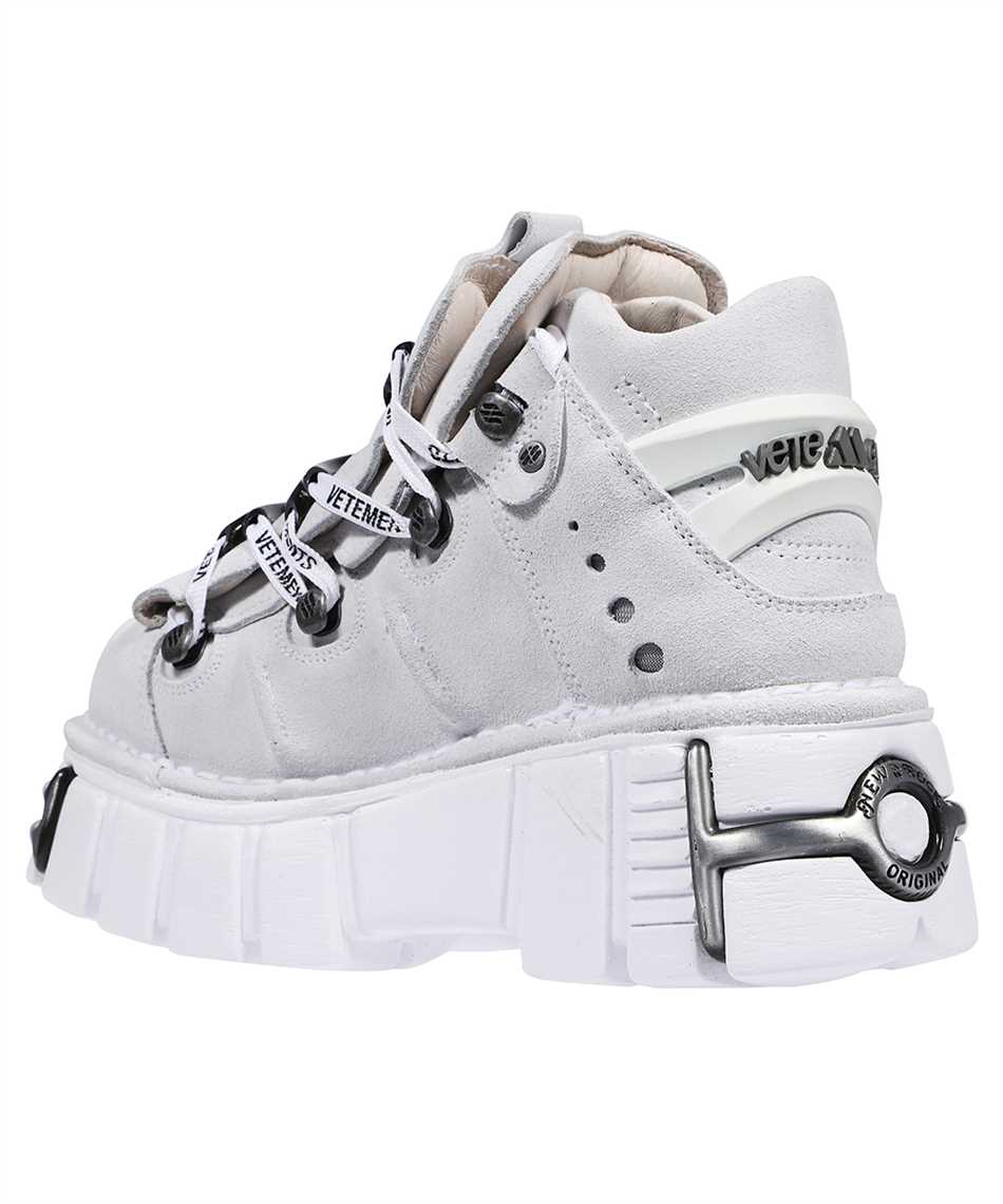 Vetements Leather platform sneakers Wit