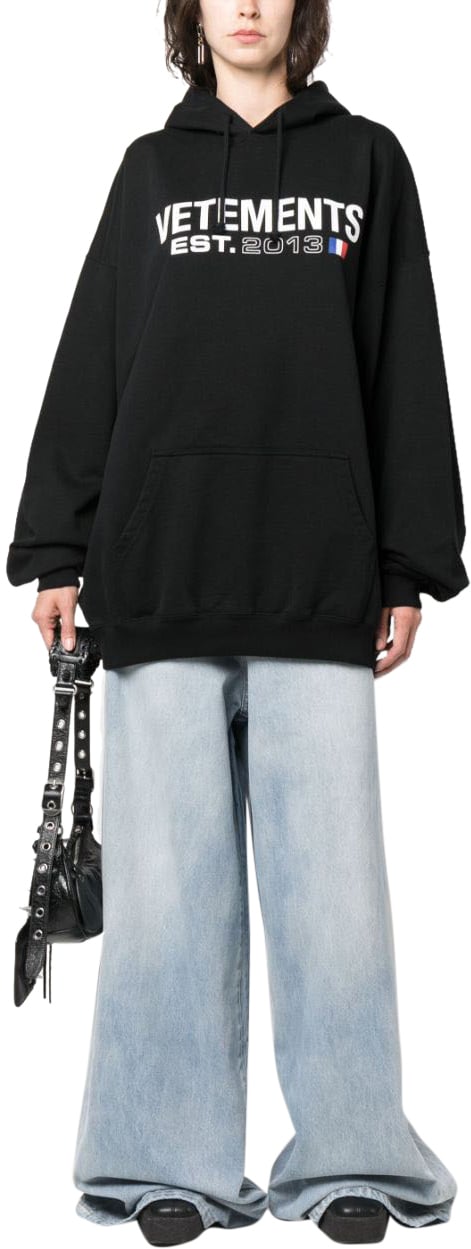 Vetements Sweaters Black Zwart