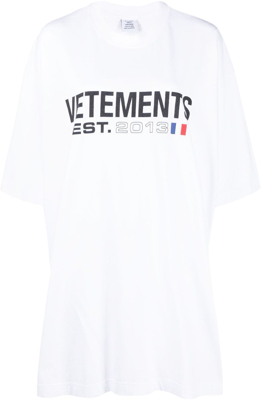 Vetements T-Shirts And Polos White Wit