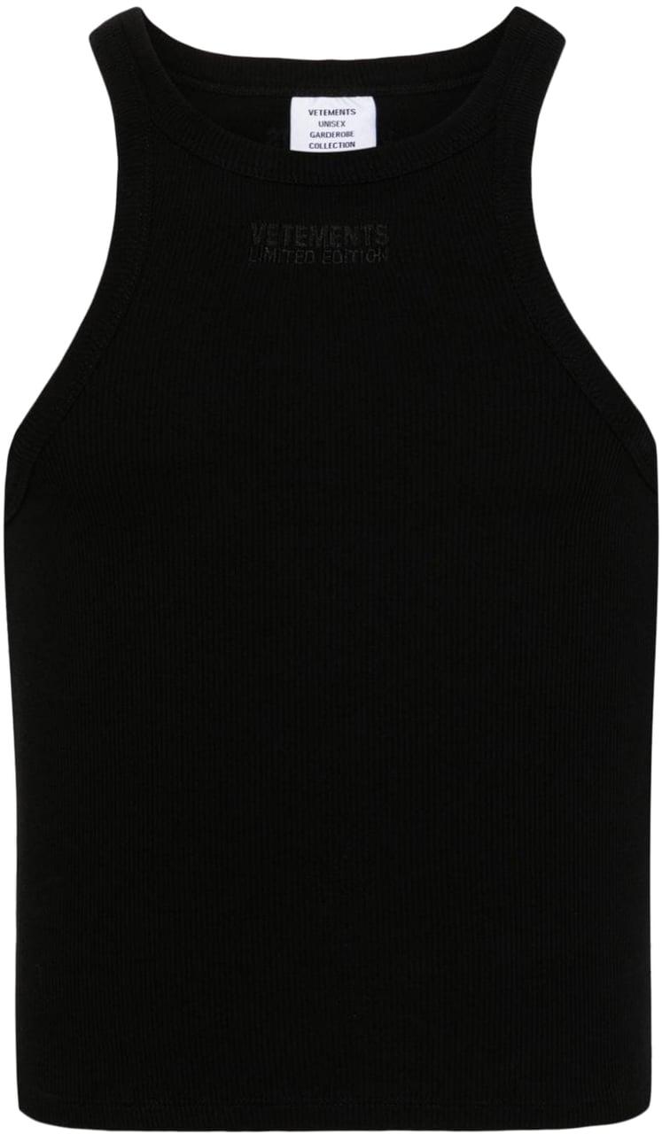 Vetements Top Black Zwart