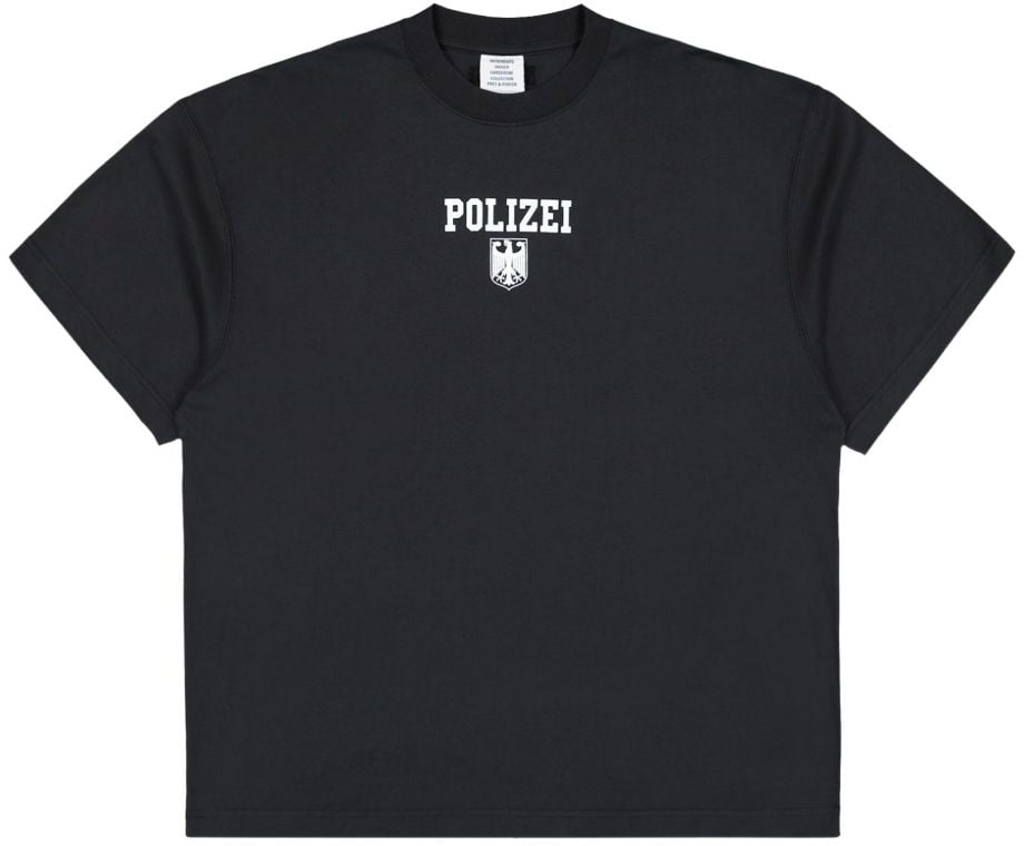 Vetements T-Shirts And Polos Black Zwart