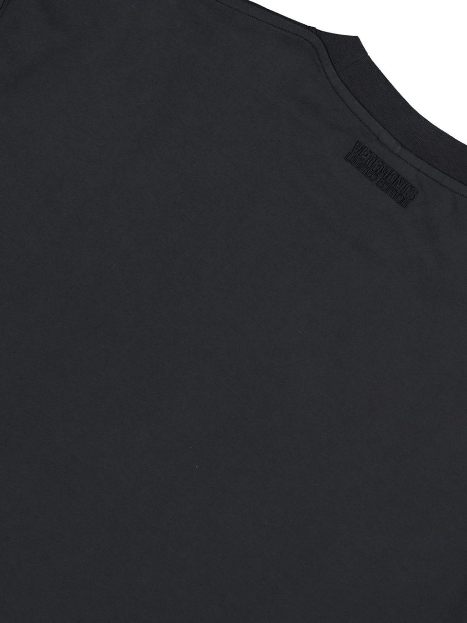 Vetements T-Shirts And Polos Black Zwart