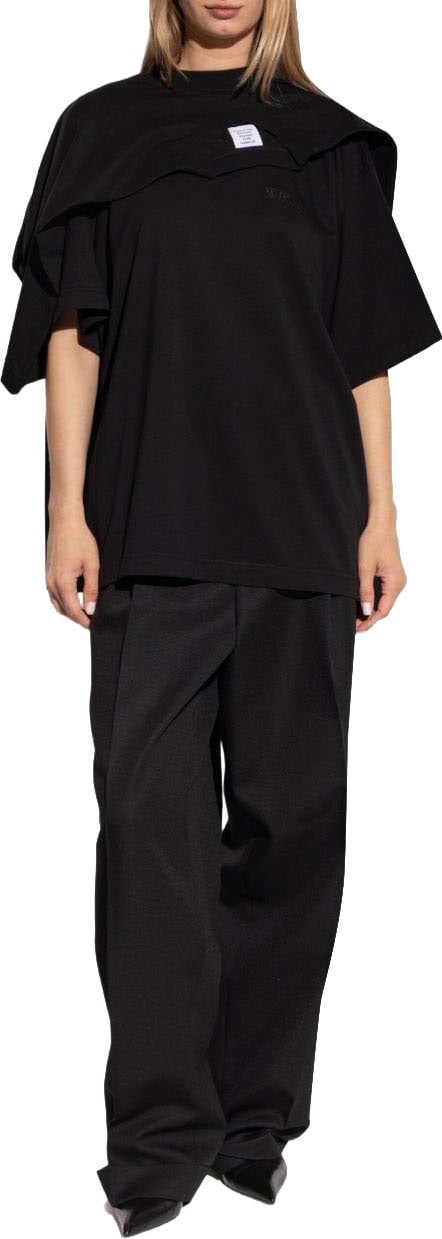 Vetements T-Shirts And Polos Black Zwart
