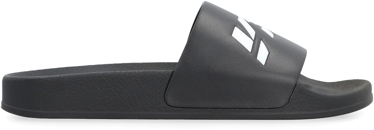 Vetements Logo detail rubber slides Zwart