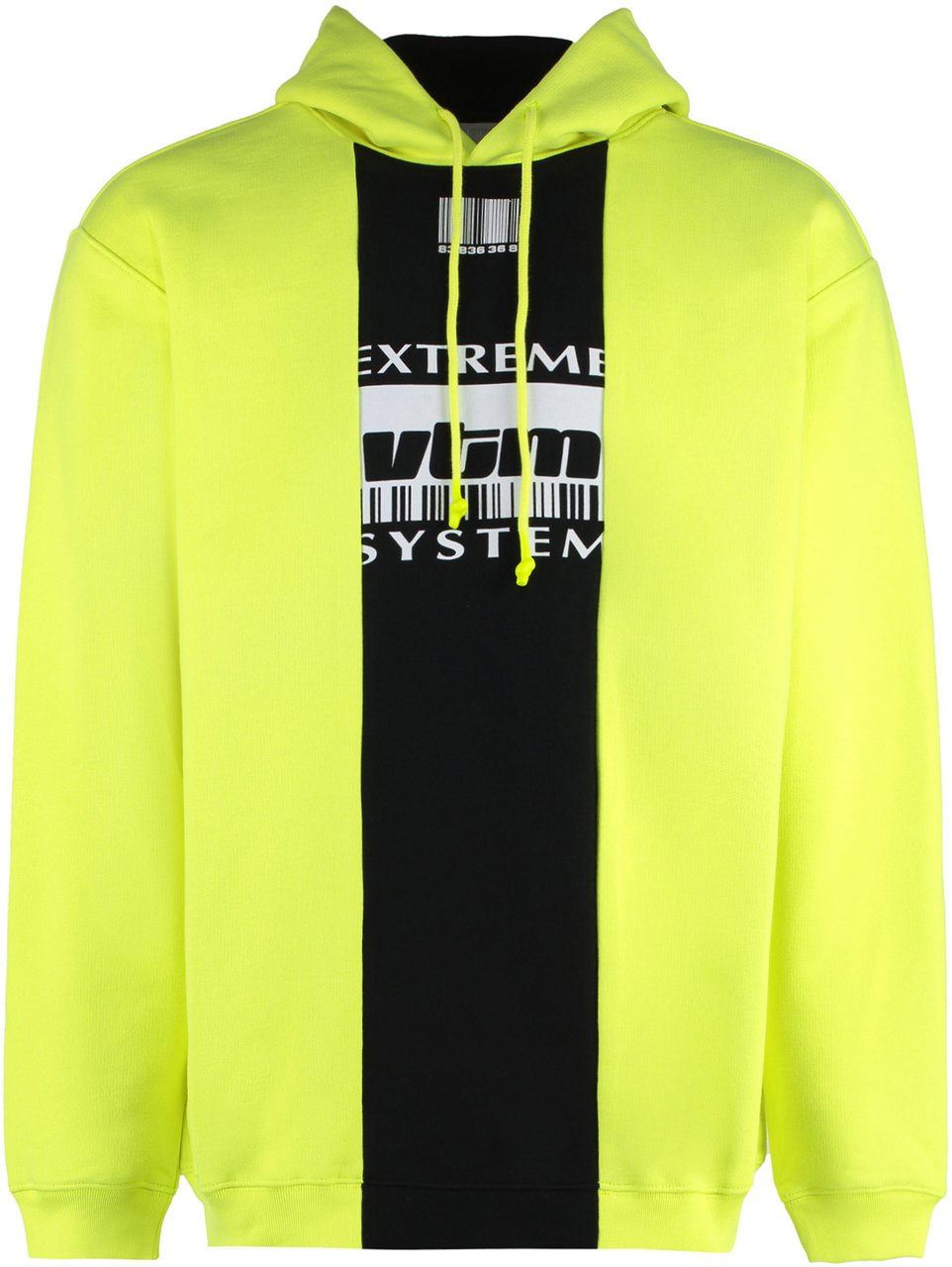 Vetements Cotton hoodie Zwart