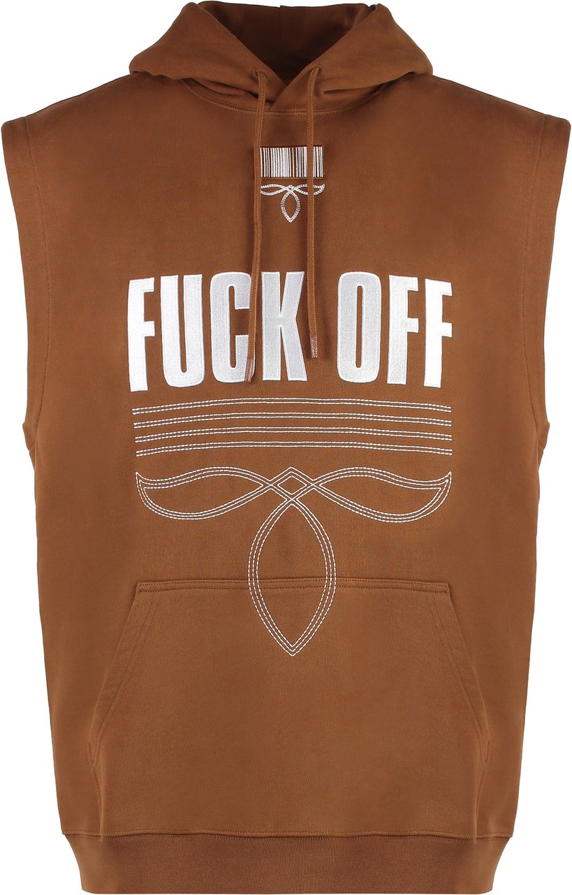 Vetements Cotton hoodie Bruin