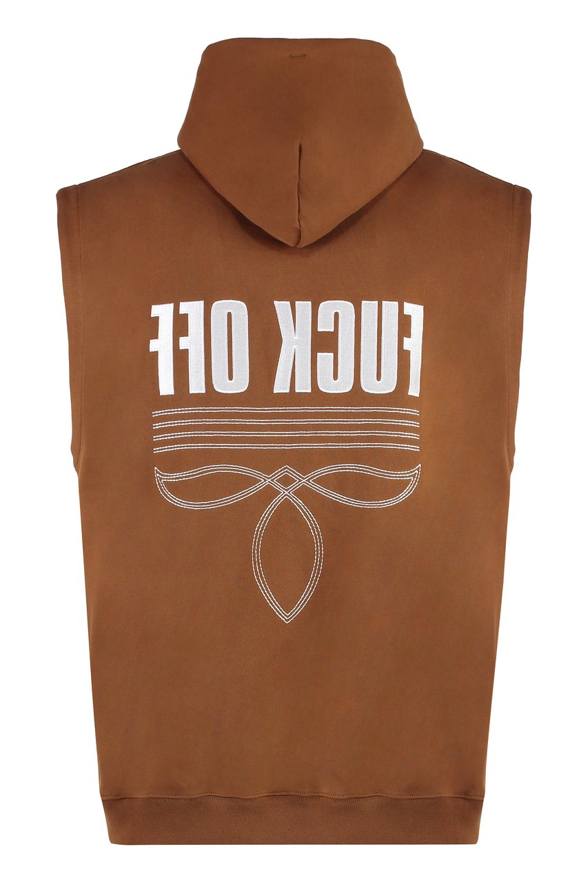 Vetements Cotton hoodie Bruin