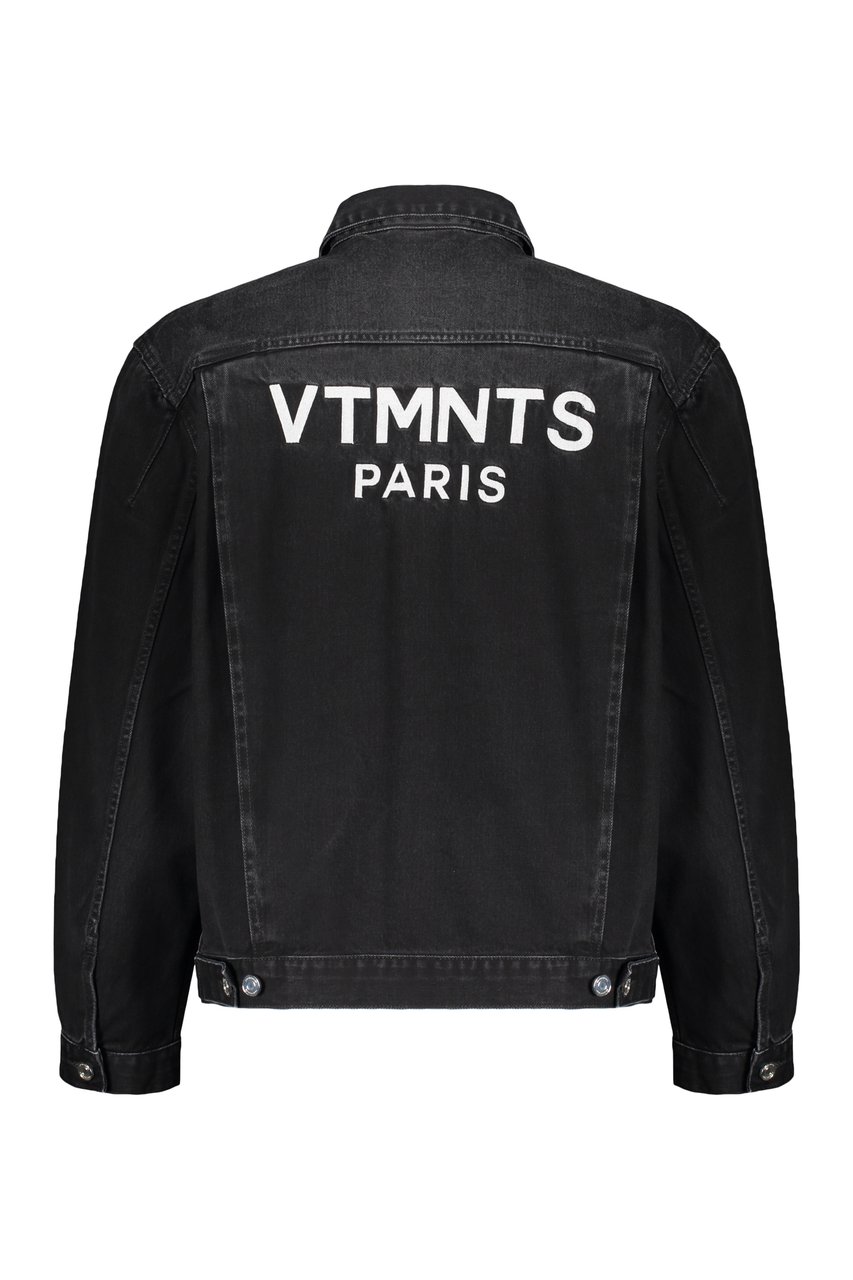 Vetements Denim jacket Zwart