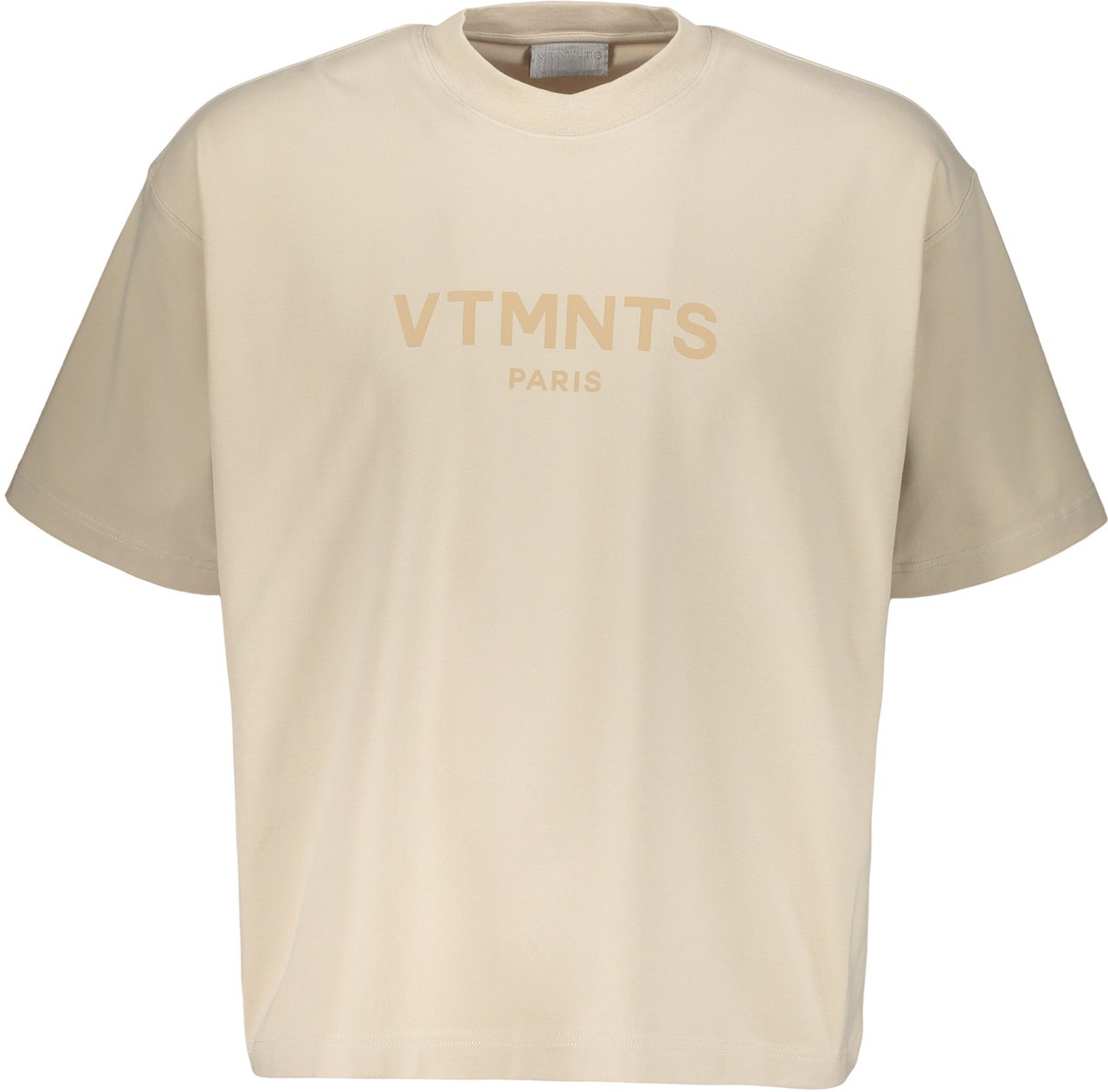 Vetements Logo print t-shirt Beige