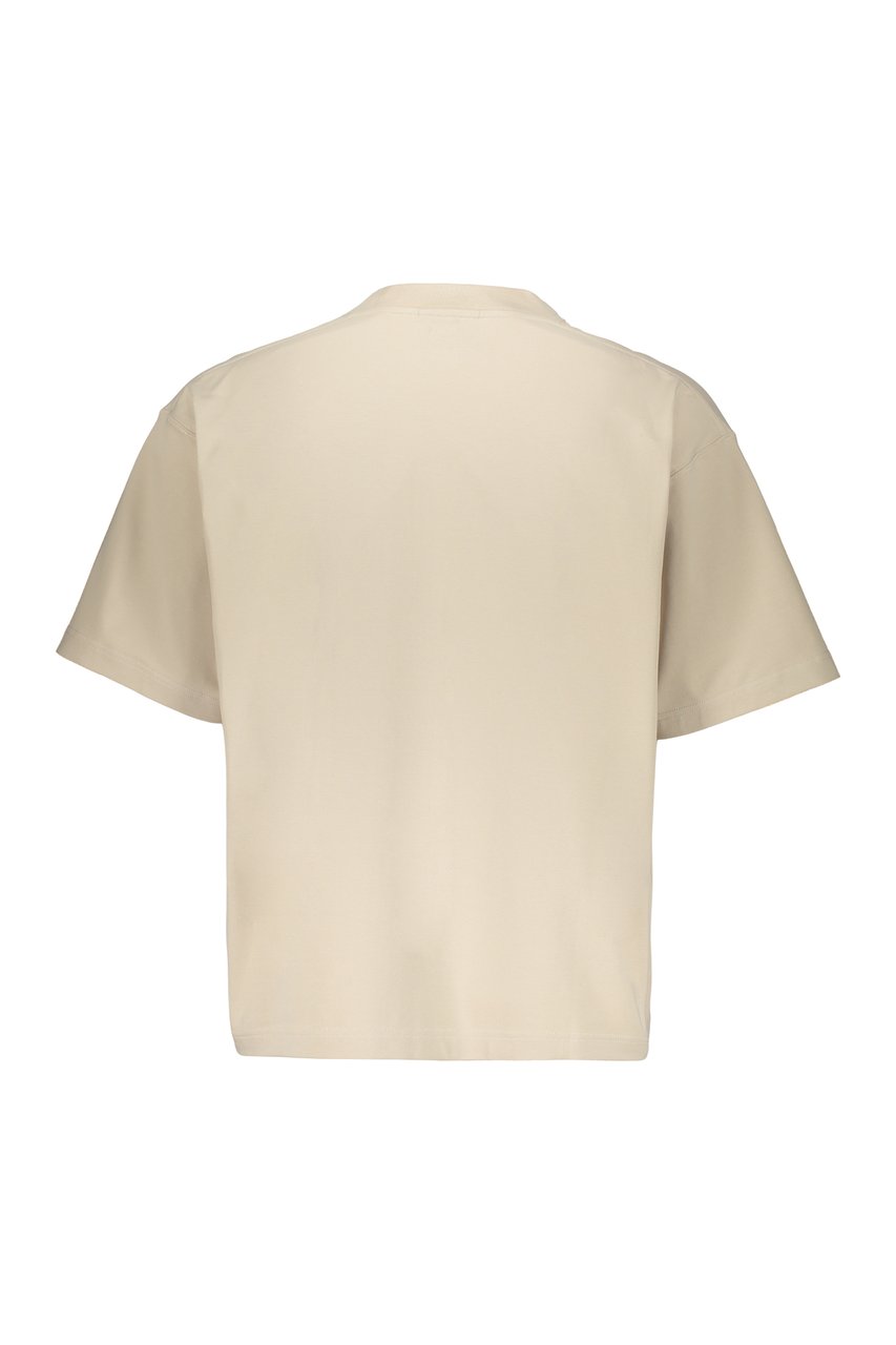 Vetements Logo print t-shirt Beige