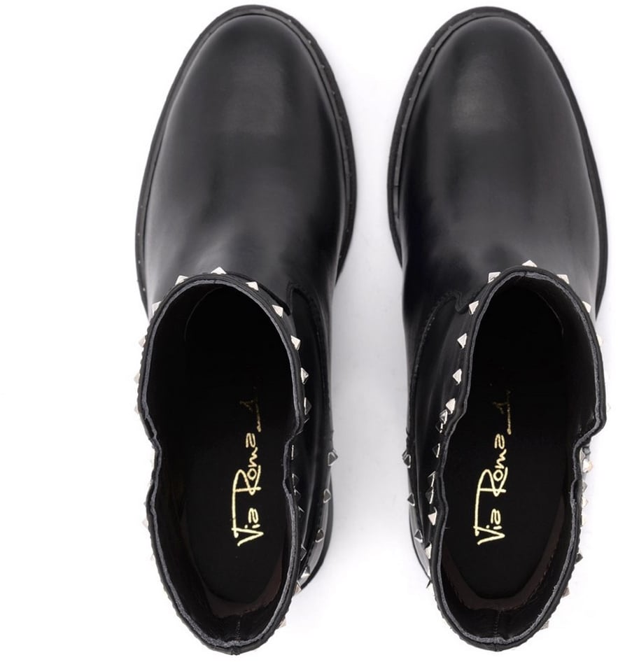Via Roma 15 Booties Black Zwart