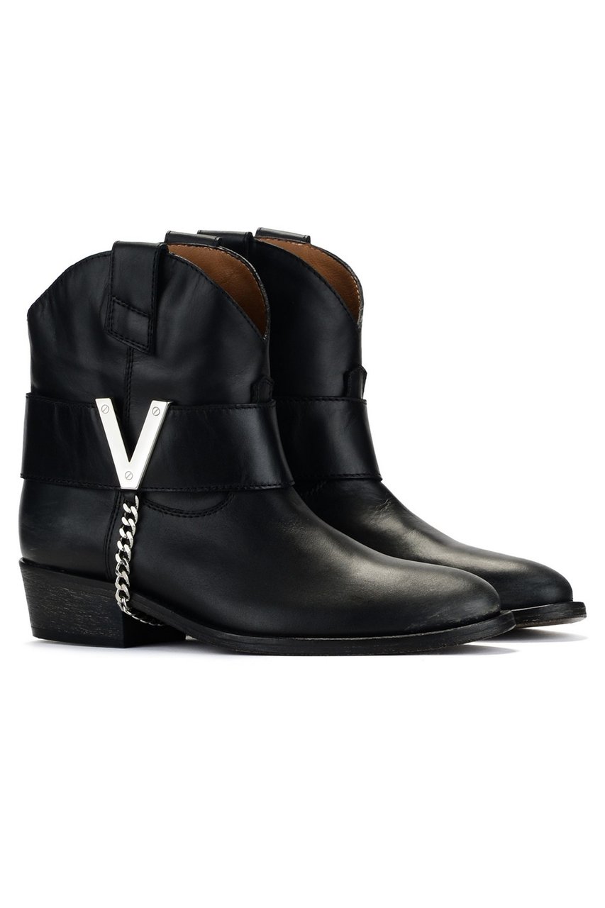 Via Roma 15 Booties Black Zwart