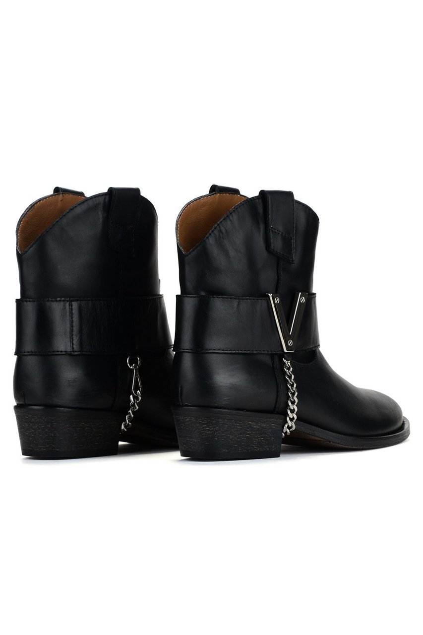 Via Roma 15 Booties Black Zwart