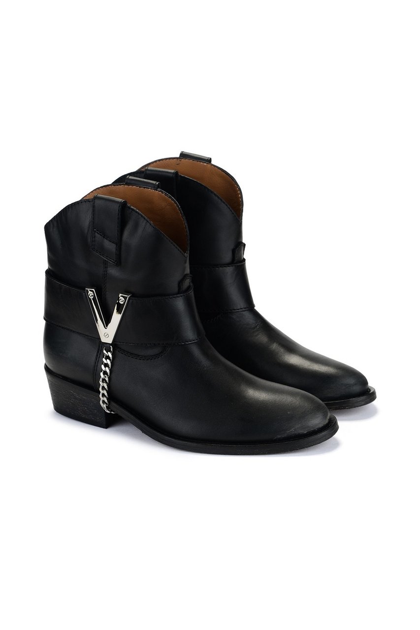 Via Roma 15 Booties Black Zwart