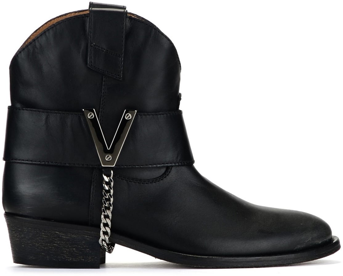 Via Roma 15 Booties Black Zwart