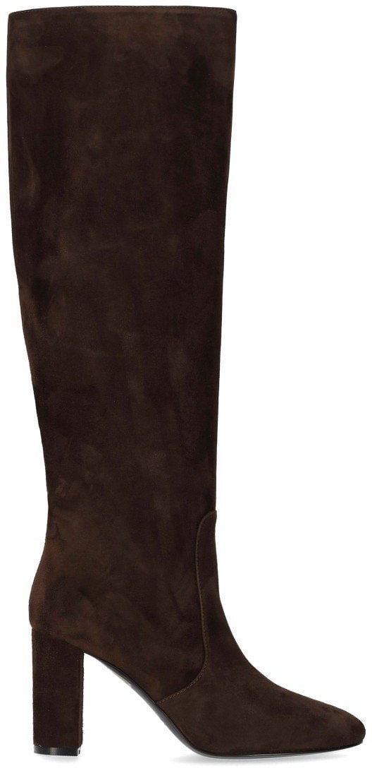 Via Roma 15 VIA ROMA 15 DARK SUEDE HEELED HIGH BOOT Bruin