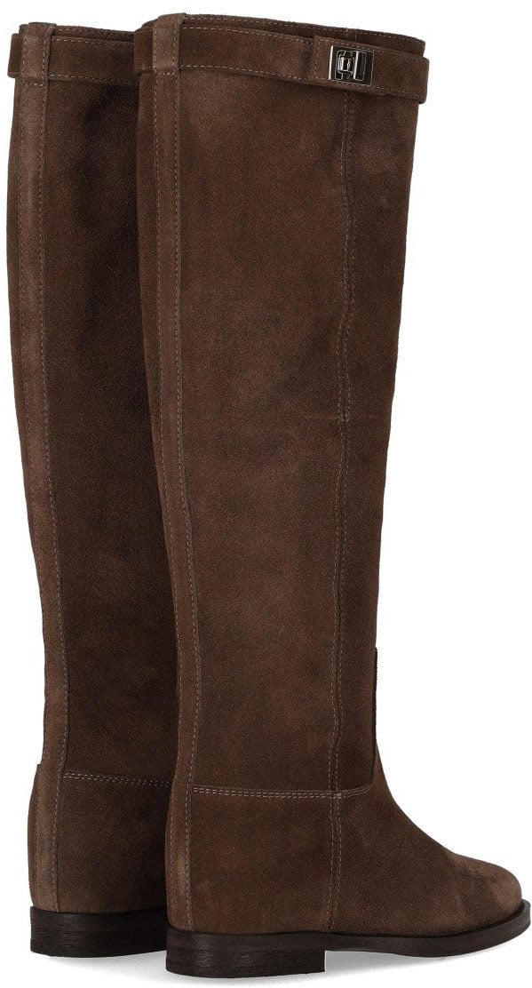 Via Roma 15 VIA ROMA 15 SANTA MONICA HIGH BOOT WITH PADLOCK Bruin