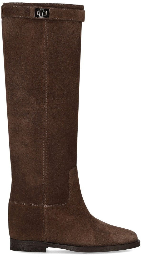 Via Roma 15 VIA ROMA 15 SANTA MONICA HIGH BOOT WITH PADLOCK Bruin