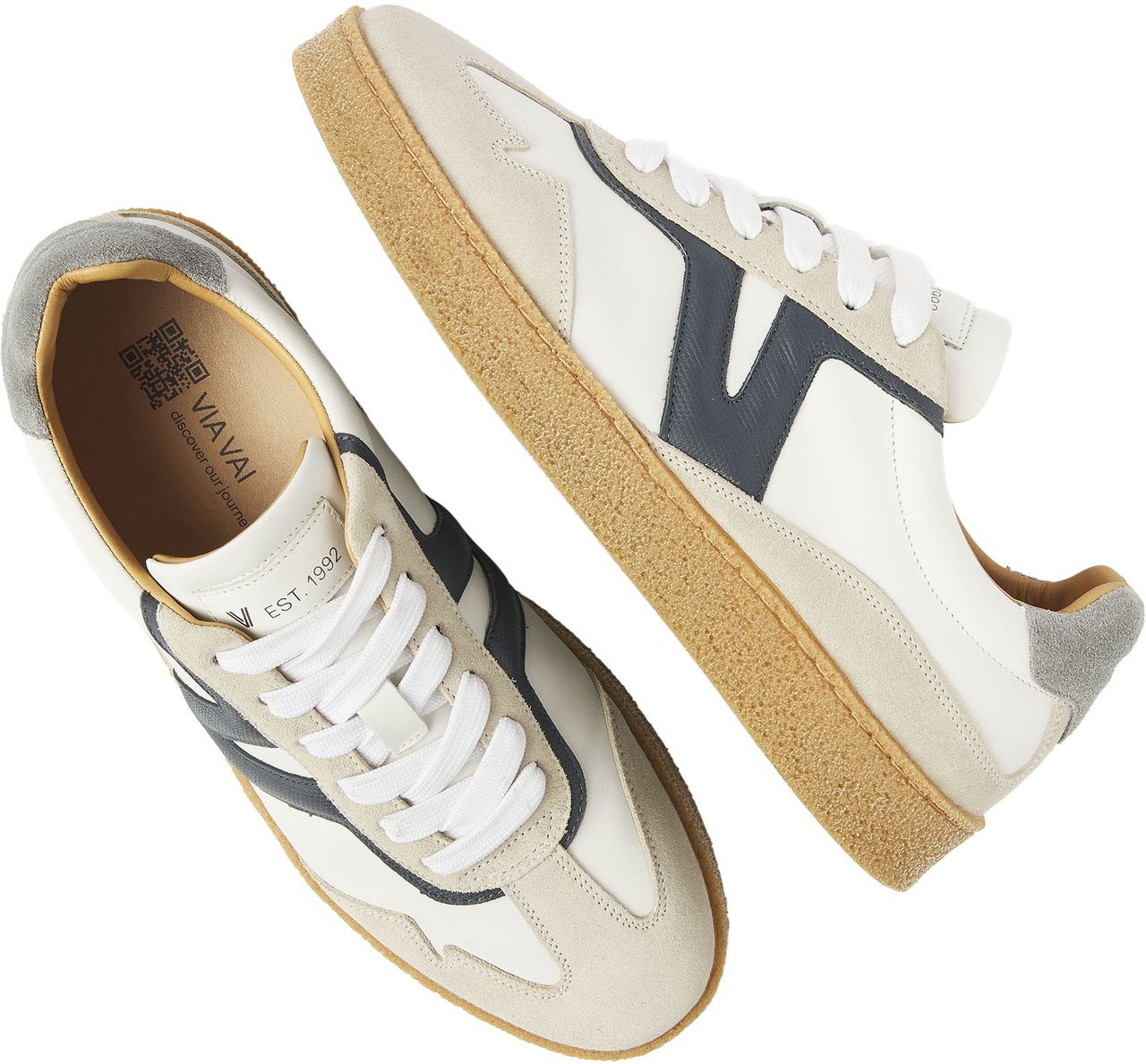 VIA VAI Zane Dexter Sneakers Wit