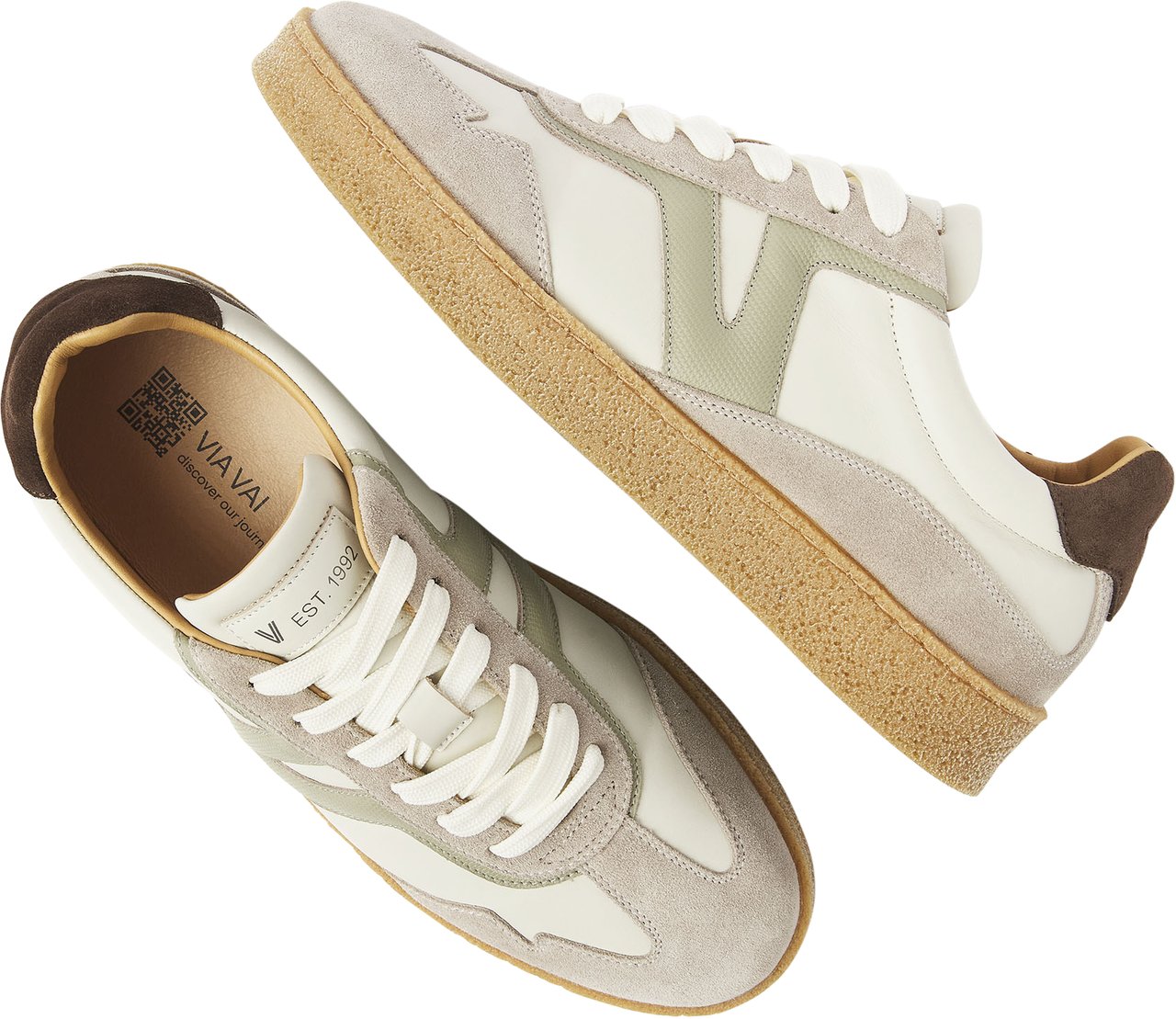 VIA VAI Sneaker Gray Grijs