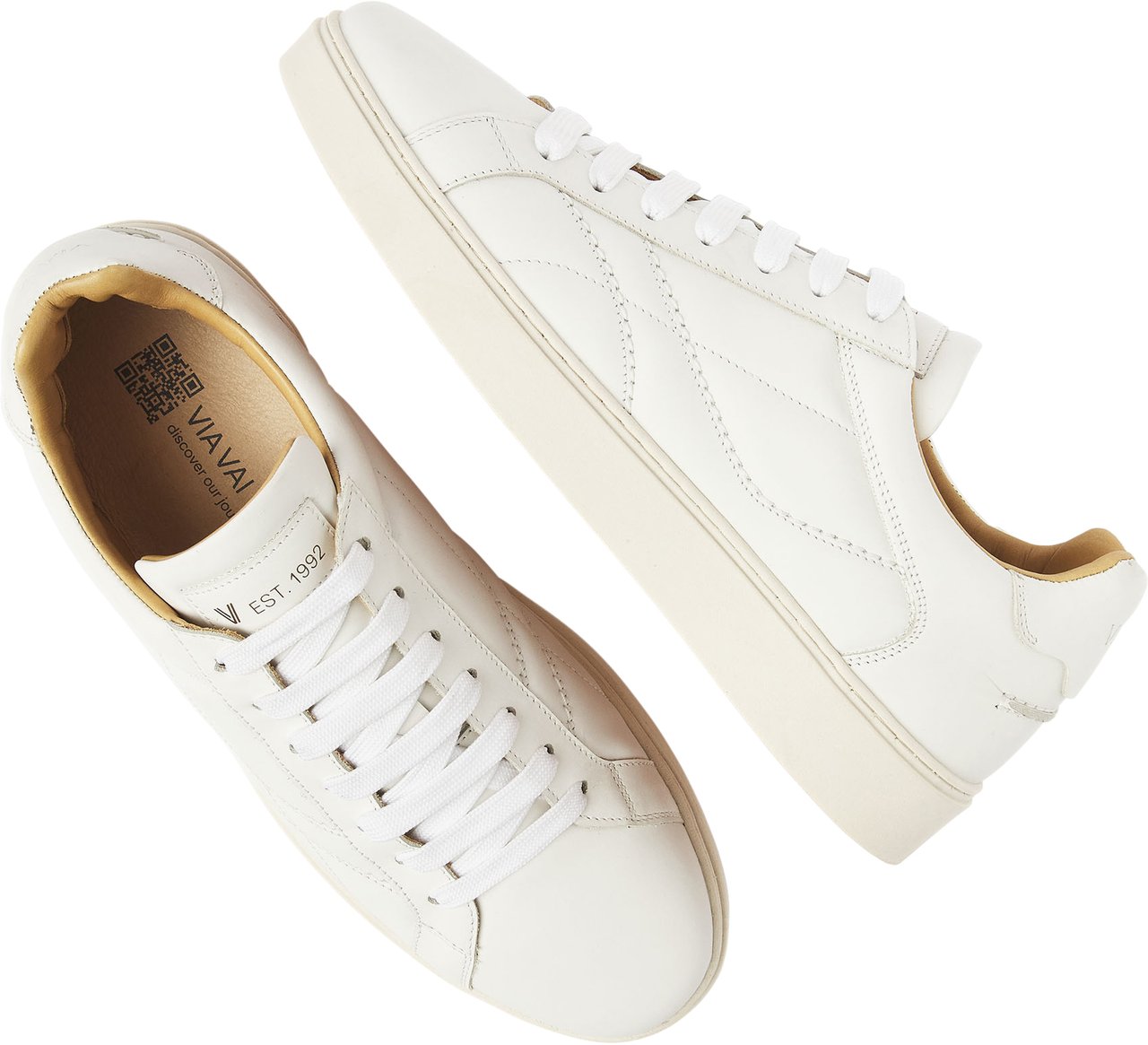 VIA VAI Zane Liam Sneakers Wit