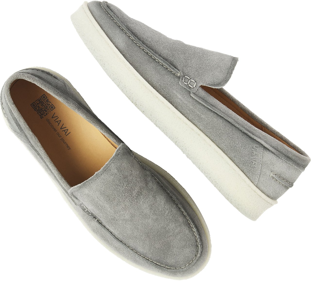 VIA VAI Zane Tyler Loafers Grijs