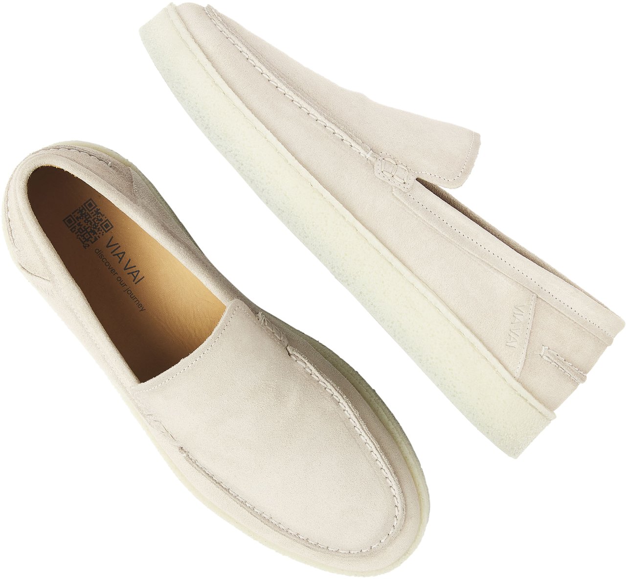 VIA VAI Zane Tyler Loafers Beige