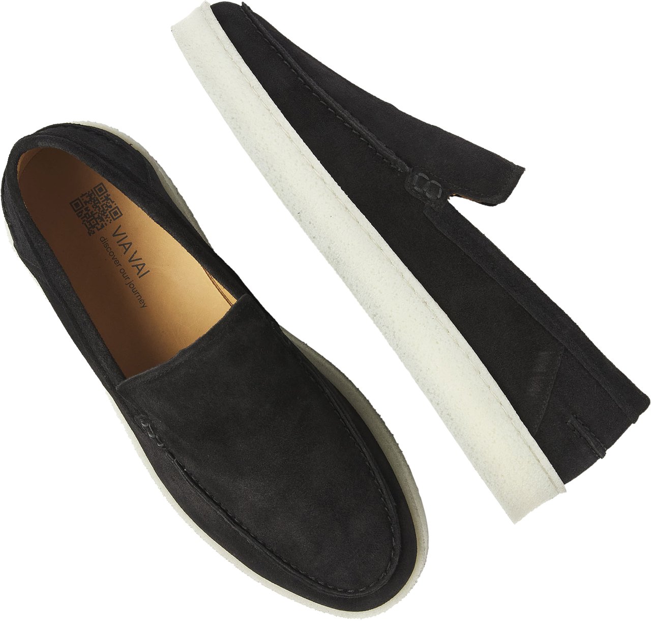 VIA VAI Zane Tyler Loafers Zwart