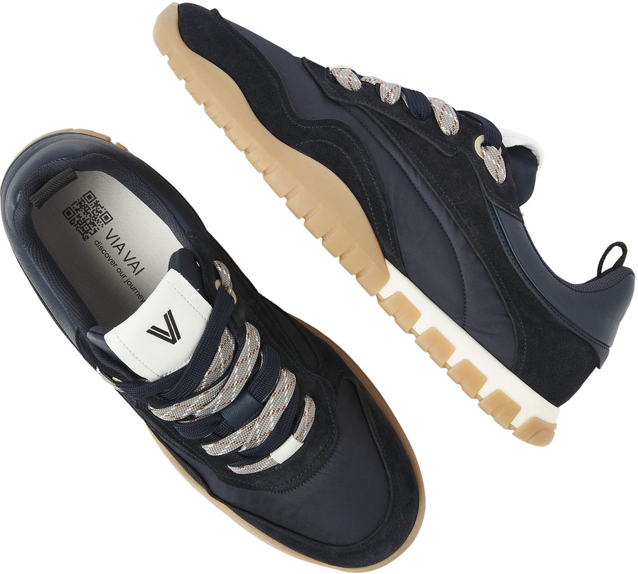 VIA VAI Frenkie Aaron Sneakers Blauw