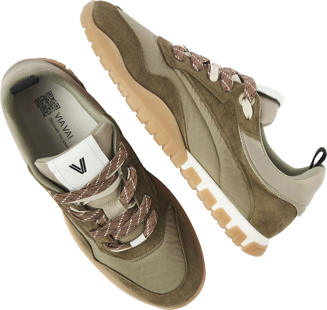 VIA VAI Frenkie Aaron Sneakers Groen