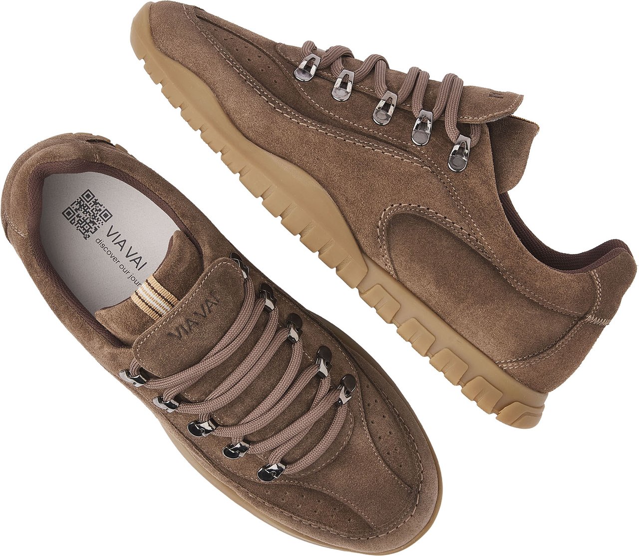 VIA VAI Frenkie Mavis Sneakers Bruin